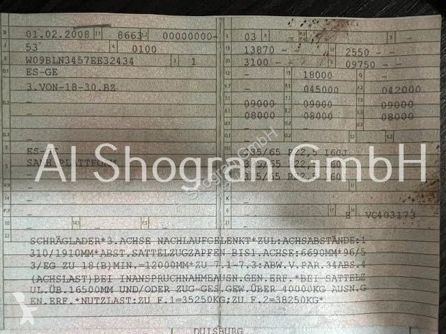 Oplegger ES-GE Schräglader/Hatz-Motor/gelenkt/3...
