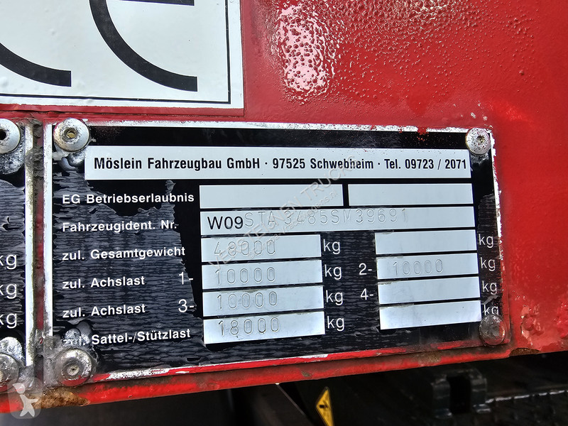 Semiremorca Moeslein TIEFLADER / RADMULDEN /...