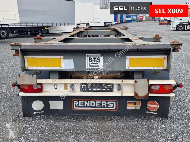 نصف مقطورة Krone C 24 Containerchassie (Gesamt...