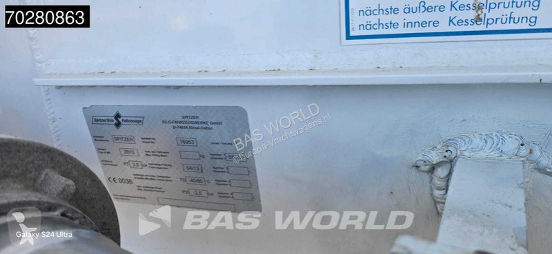 Oplegger Spitzer SF 2755 55000 Liter Liftachse