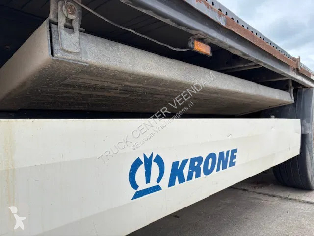 Semitrailer Krone Flatbed met rongen 41 ton...
