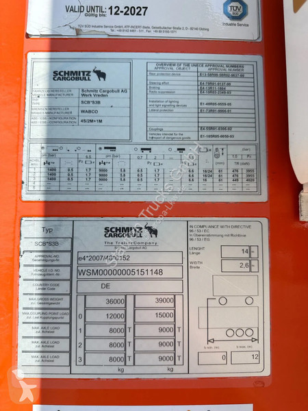 Návěs Schmitz Cargobull 3 x T-Kühl...