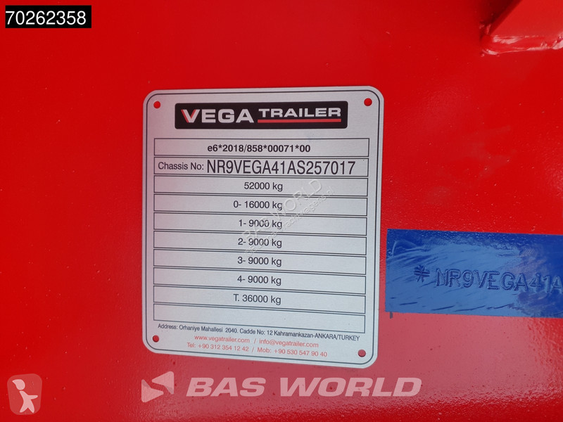 Semitrailer  STANDARD LOWBED 2 axles Lift +...
