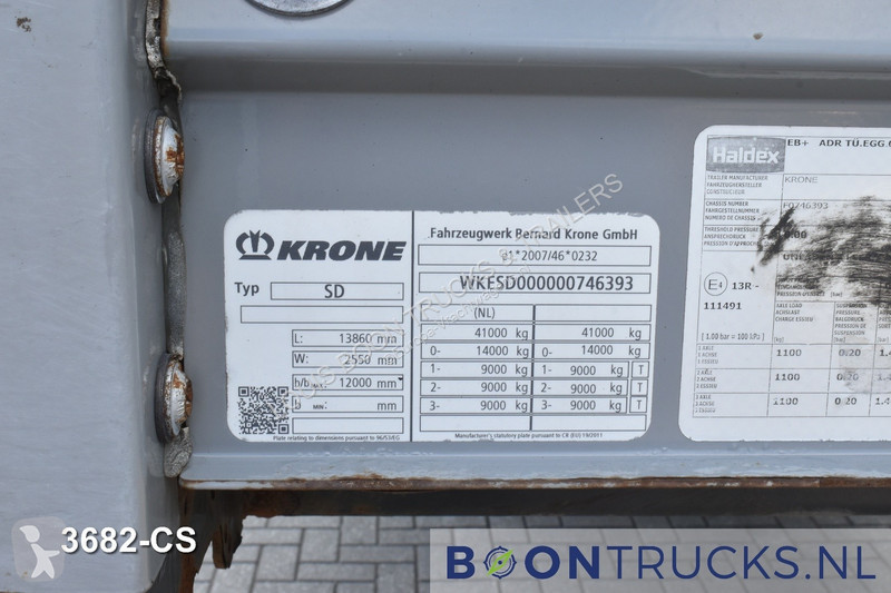Semitrailer Krone PROFI LINER | HUCKEPACK * SAF...
