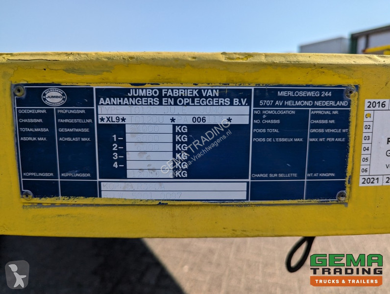 Semi reboque Jumbo T0120 DUE Semi Low Loader -...