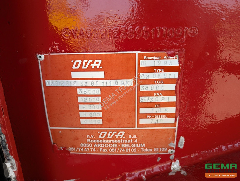 Semiremorca  38OK911 3-Axles - Tipper 46m³ -...