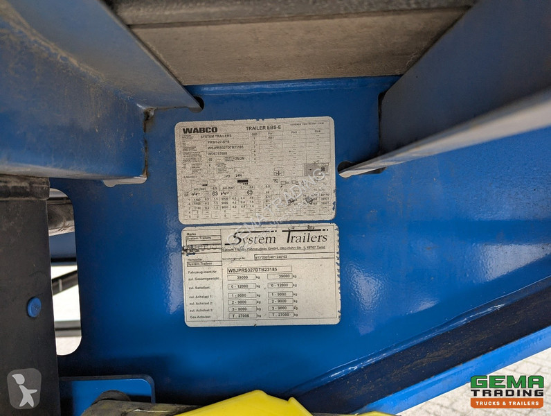 Semiremorca  LPRS24 3-Axle SAF - Sliding...