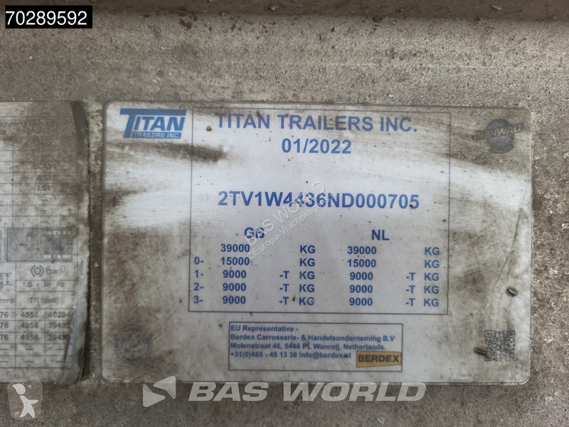 Semiremorca Titan Semi trailer 6mm Liftachse...