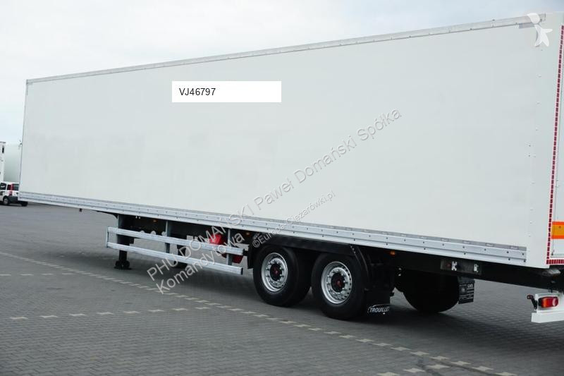 Oplegger Trouillet / KONTENER / 2 OSIE / ROLETA