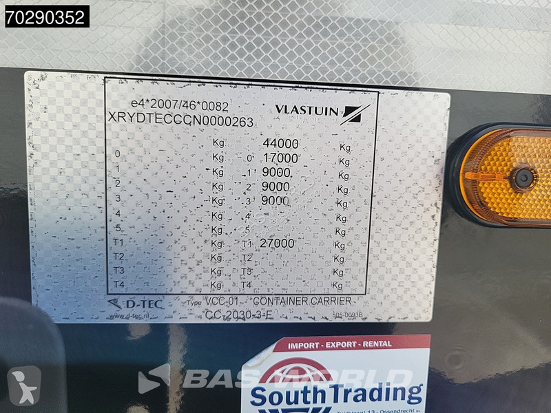 Semiremorca D-TEC CC-2030-3-F UNUSED 20ft 30ft...