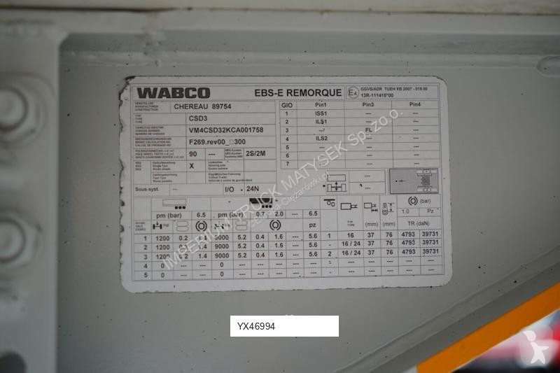 Semiremorca Chereau CHŁODNIA / CARRIER VECTOR...
