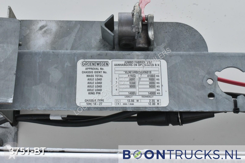نصف مقطورة Groenewegen DRO-14-27 | ROLLERBED /...