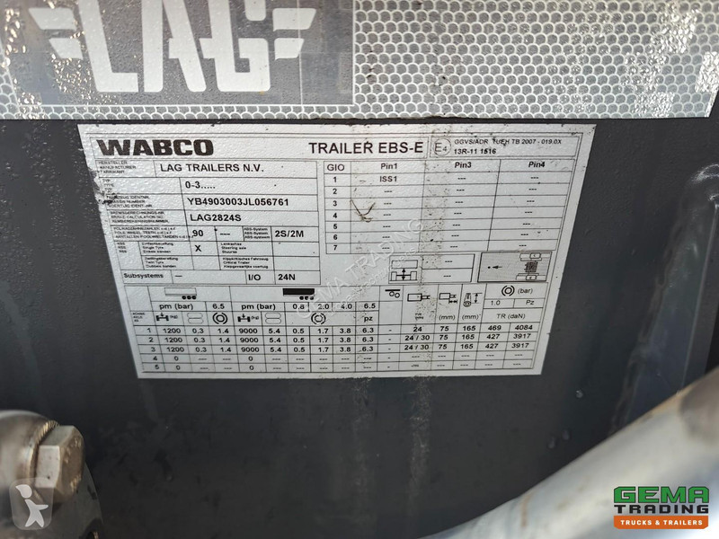 Semirimorchio LAG O-3-CC 3 Axles BPW - 30FT...