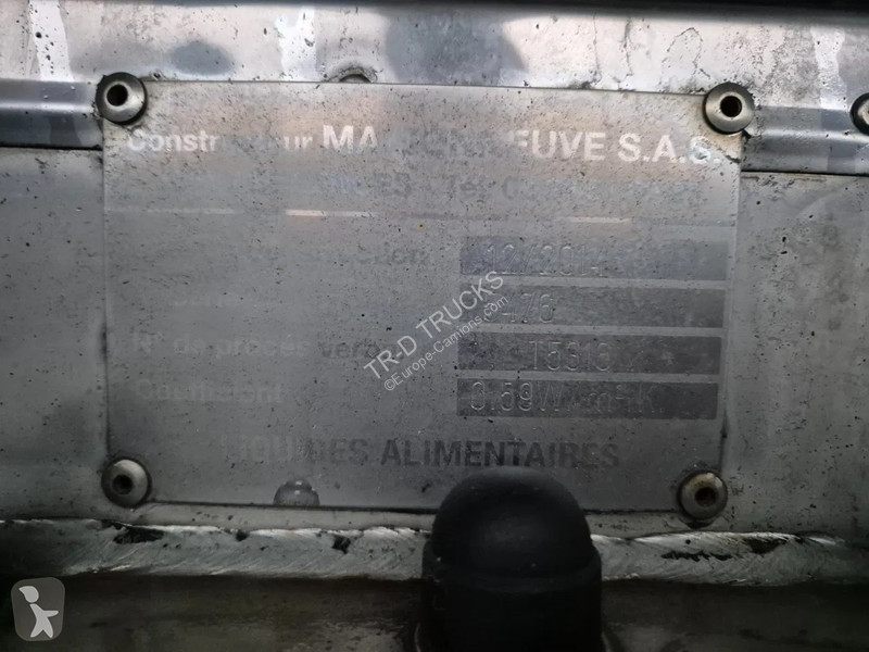 نصف مقطورة Maisonneuve 29000L INSULATED INOX...