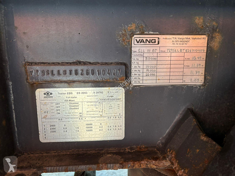 نصف مقطورة  SLL 111 BT BOX L=7777 mm