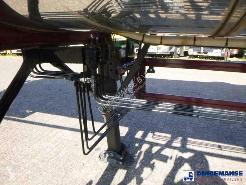 نصف مقطورة Feldbinder Food tank inox 30 m3 / 1...