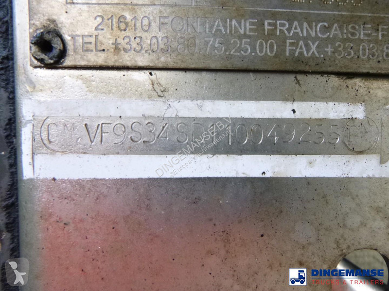 نصف مقطورة Magyar Bitumen / heavy oil tank inox...
