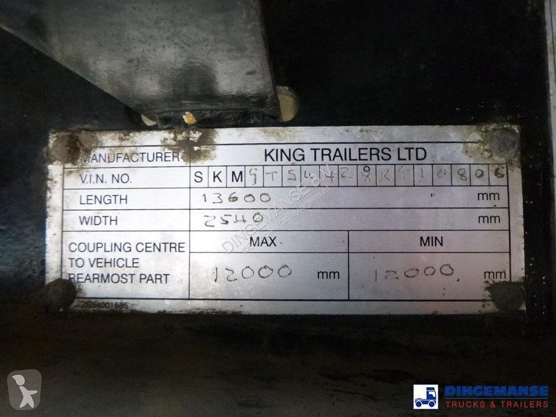 نصف مقطورة King 3-axle lowbed trailer GTS44