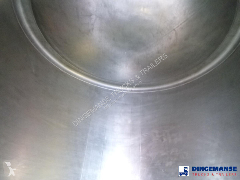 نصف مقطورة Burg Chemical tank inox L4BH 32.5 m3...