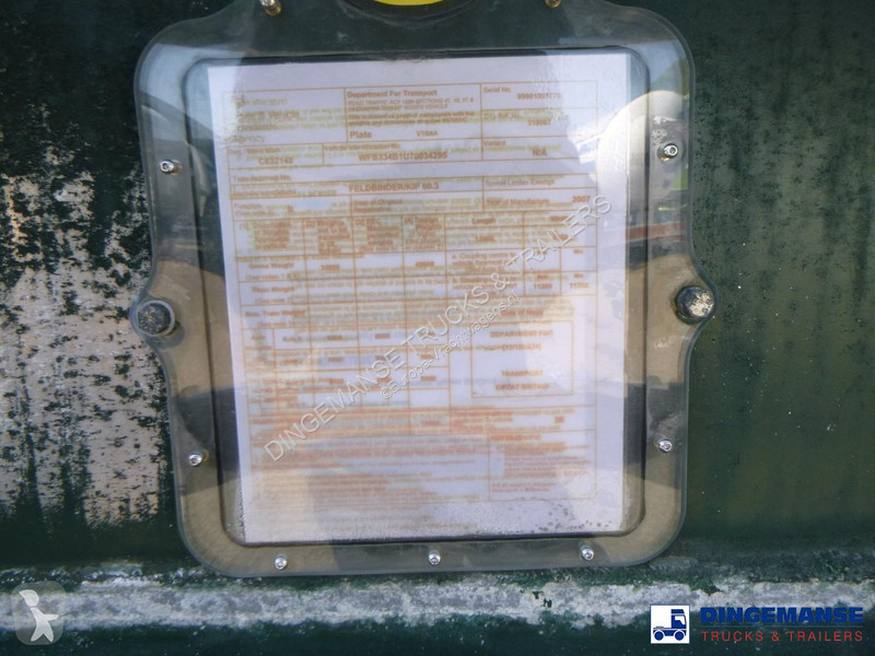 Semi remorque Feldbinder Powder tank alu 60 m3...