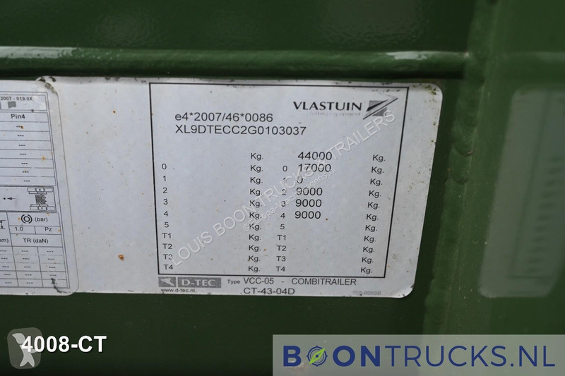 نصف مقطورة D-TEC CT-43-04D COMBITRAILER |...