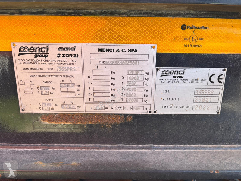 نصف مقطورة Zorzi 36 SPRS BOX L=8355 mm /...