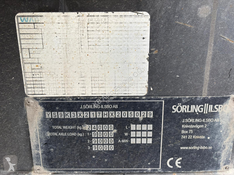 نصف مقطورة  Ilsbo 3SSGM BOX L=5111 mm