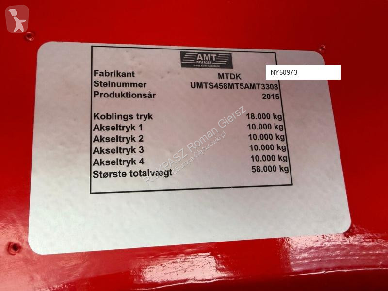 Nosič strojů  MTDK Low Loader 4-axles...