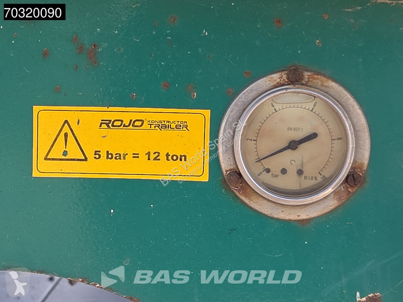 نصف مقطورة  Semiremolque Eje direccional Rampas