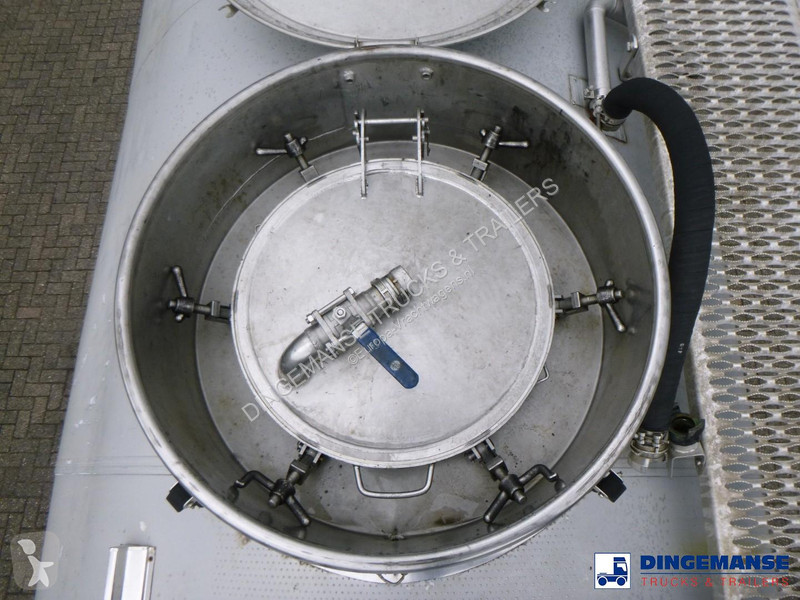 Oplegger Magyar Chemical tank inox L4BH 32.5 m3...