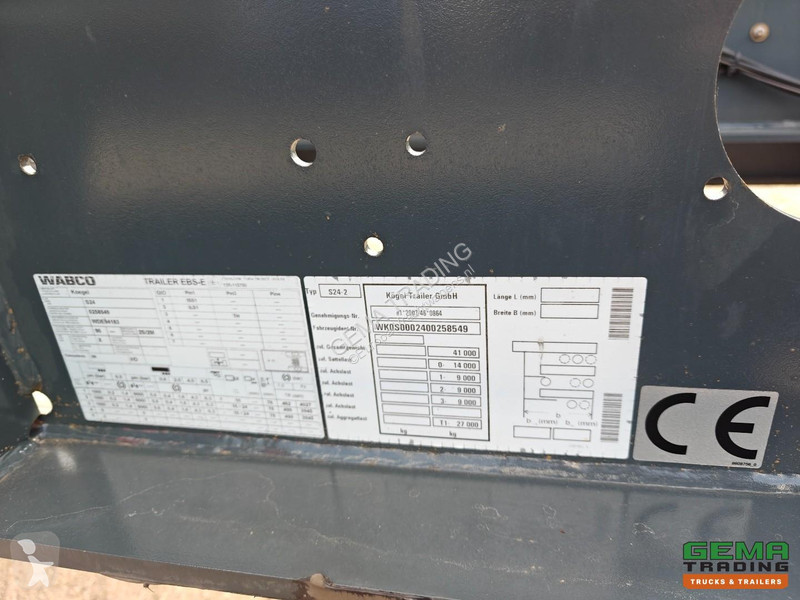 نصف مقطورة Kögel PORT 40 SIMPLEX 20 20/30/40FT...