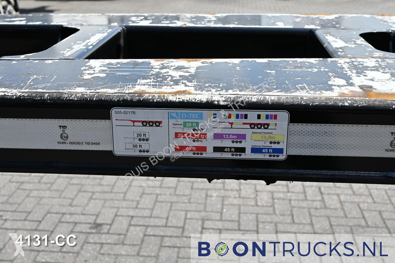 Oplegger D-TEC FLEXITRAILER | 2x20-30-40-45ft...