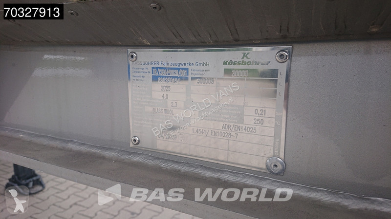 نصف مقطورة Kässbohrer STB NEW! 30.000L Bitumen