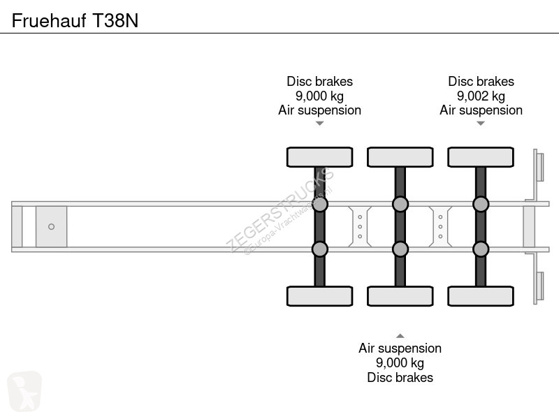 نصف مقطورة Fruehauf T38N