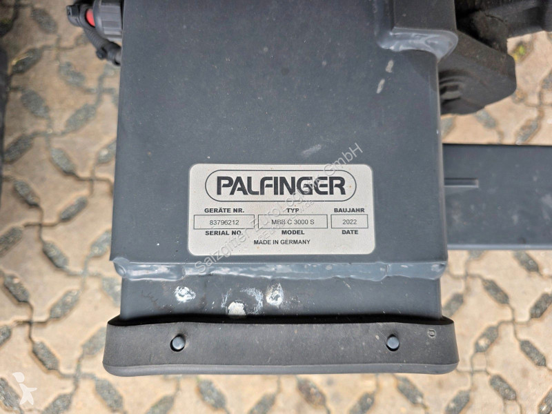 نصف مقطورة Spier SGL 10 / Ladebordwand 3.000kg