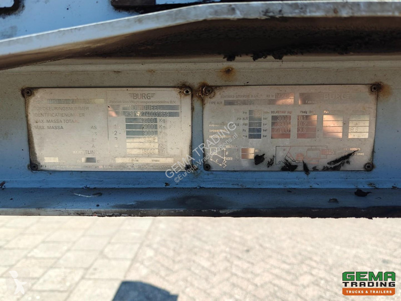 Semirimorchio Burg BPO 15-27 CCXGX 3-Axle BPW -...