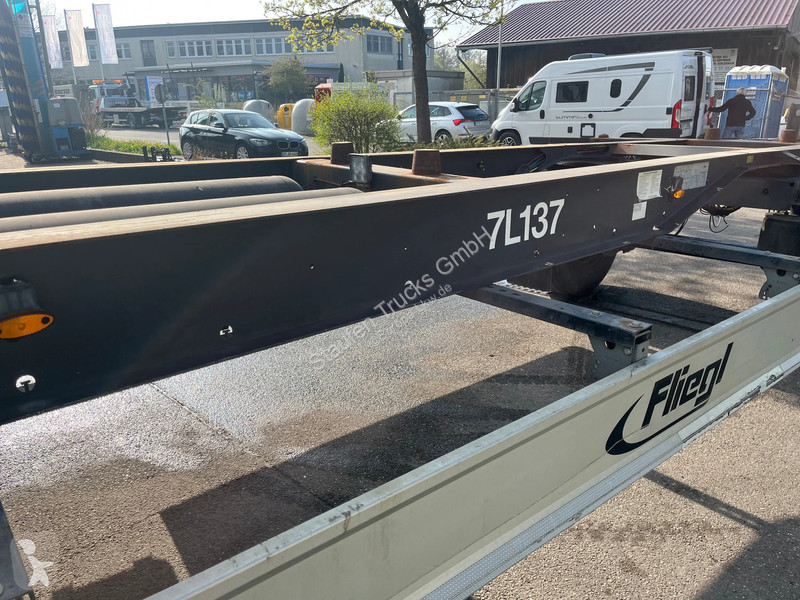 نصف مقطورة Fliegl 4 x ZWP 180 2-Achs Lafette...