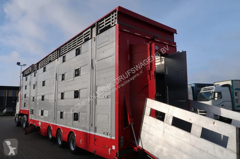نصف مقطورة Pezzaioli SBA 31 - Cattle transport...