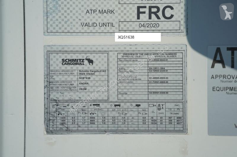 نصف مقطورة Schmitz Cargobull CHŁODNIA / THERMO...