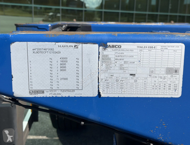 نصف مقطورة D-TEC FLEXITRAILER VCC-01 FT-LS-S...