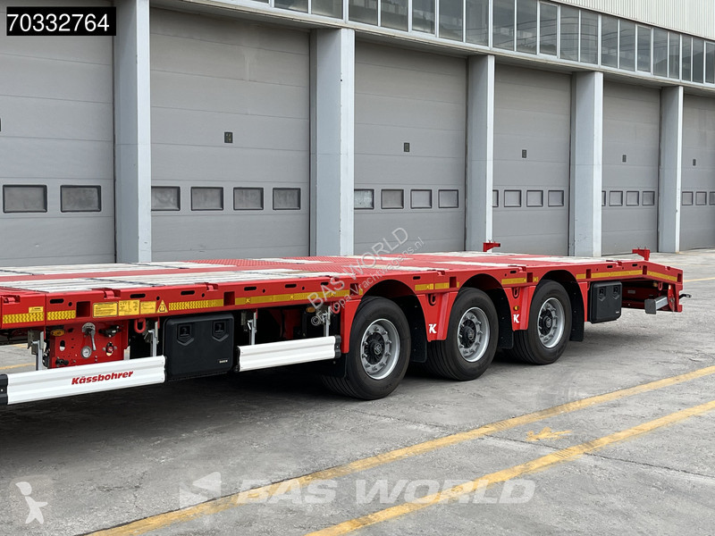 نصف مقطورة Kässbohrer 3 axles mega extendable...