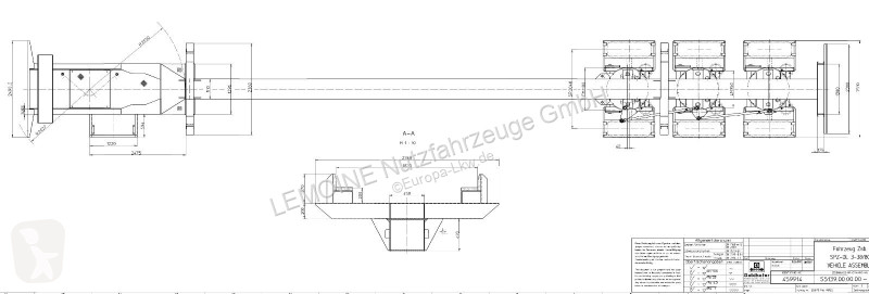 نصف مقطورة Goldhofer 3-Achs SPZ-DL3-38/80...