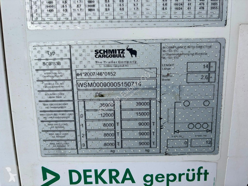 نصف مقطورة Schmitz Cargobull 24 Schmitz...