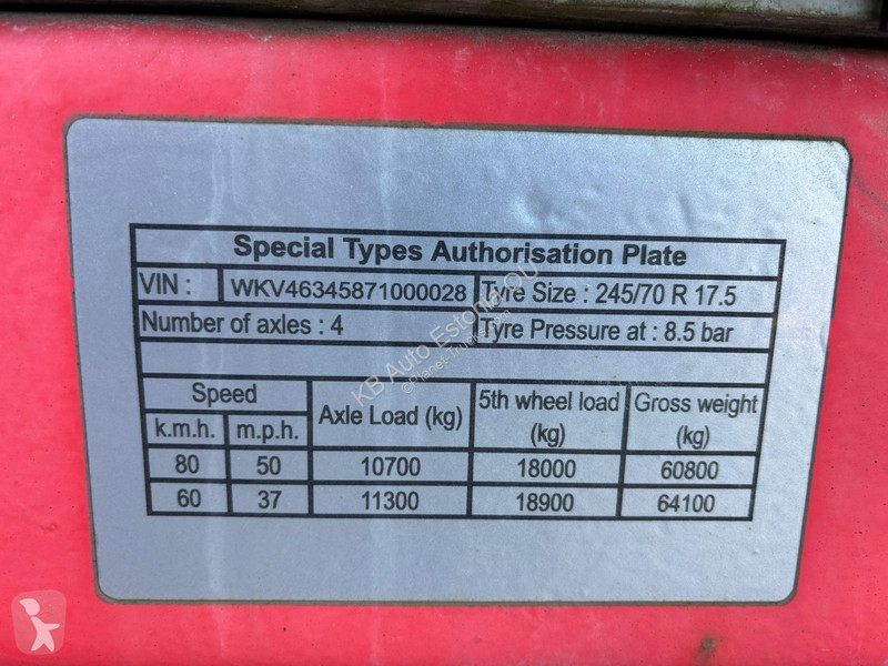 Трал Kässbohrer LB4E EXTENDABLE / 2 LAST AXLES...