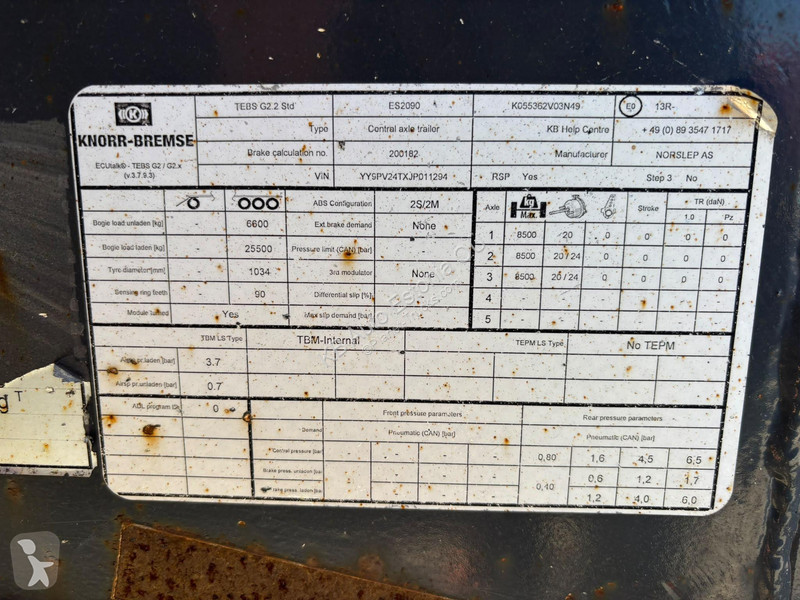 Félpótkocsi  PHV-24T BOX L=5003 mm