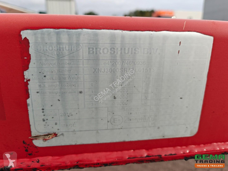 Полуприцеп Broshuis 3UCC-39/45 Multi - SAF disc...