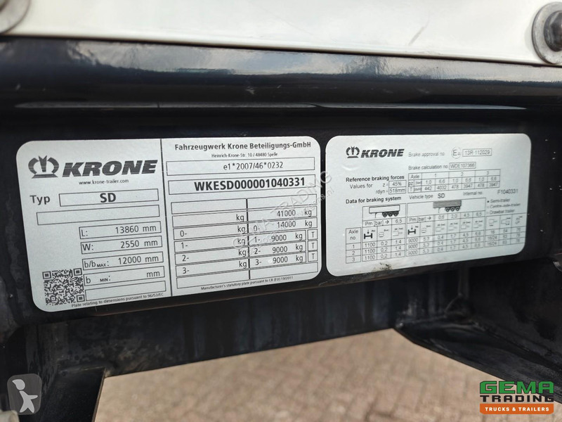 Полуприцеп Krone Sliding Curtains/Roof -...