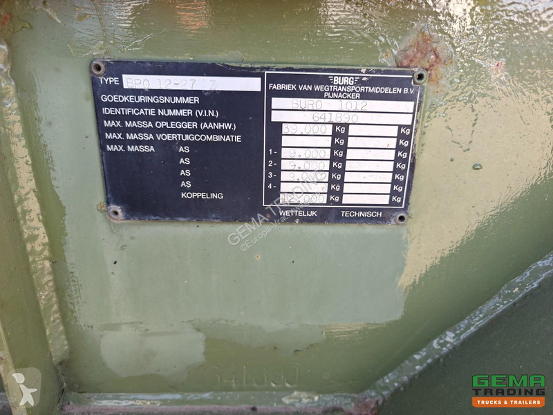 Полуприцеп Burg BPO 12-27 Z Insulated Stainless...