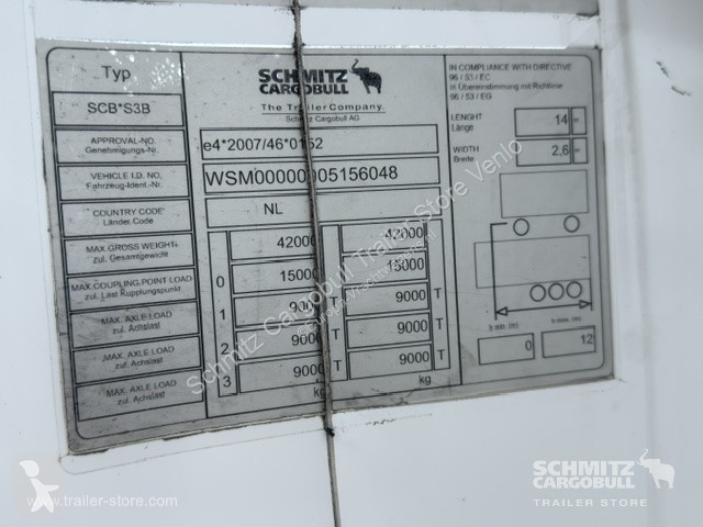 نصف مقطورة Schmitz Cargobull Tiefkühler Standard