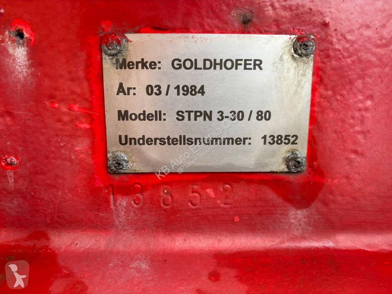 Превоз на строителна техника Goldhofer STPN...